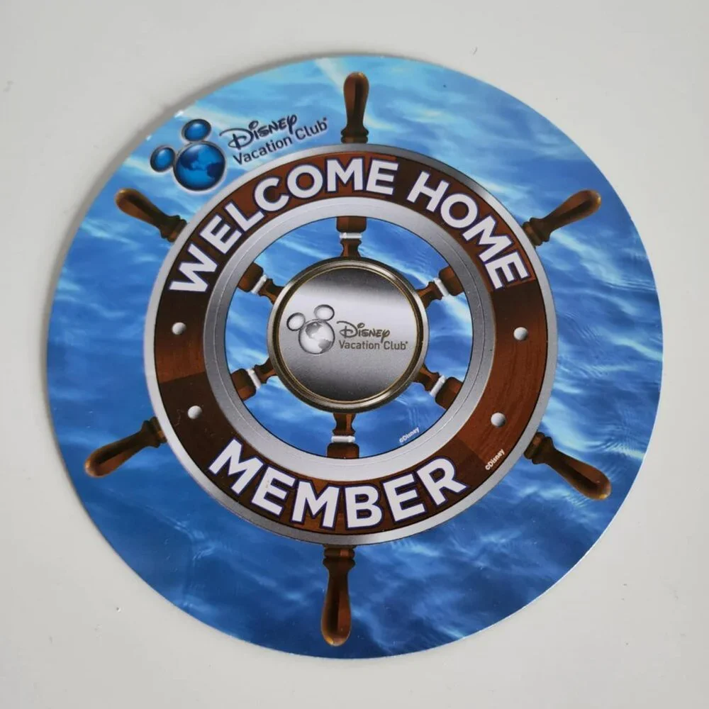 NWOT Disney Vacation Club Cruise Line Welcome Home Magnet